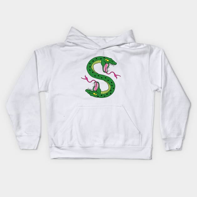 Snakes Kids Hoodie by Sirell